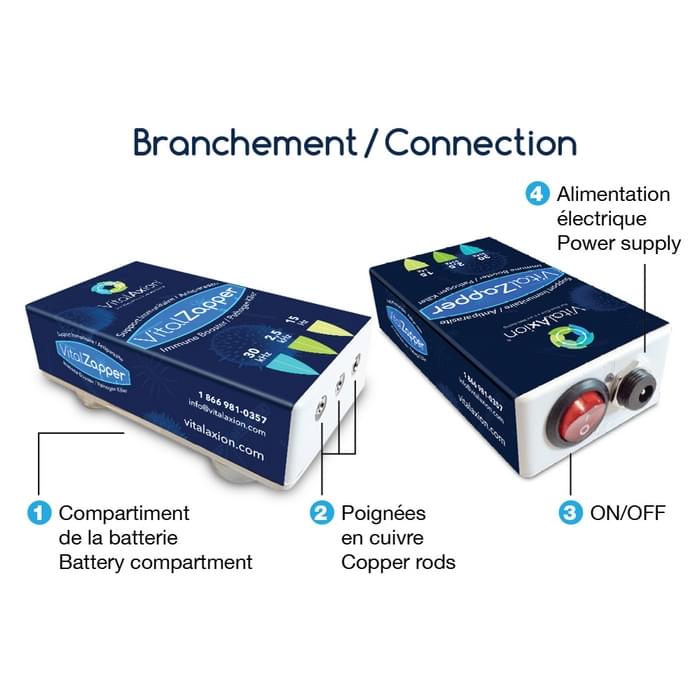 D0011 VitalZapper Branchement accessoires Zapper FR EN v1 2